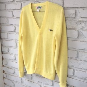 Vintage Yellow Dragon Cardigan